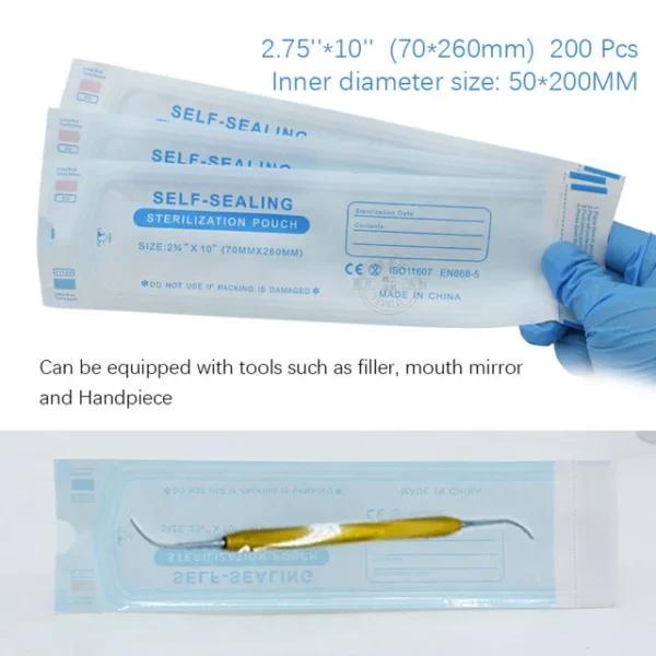 Dental Self-Sealing Sterilization Pouch Storage Bag - Image 4