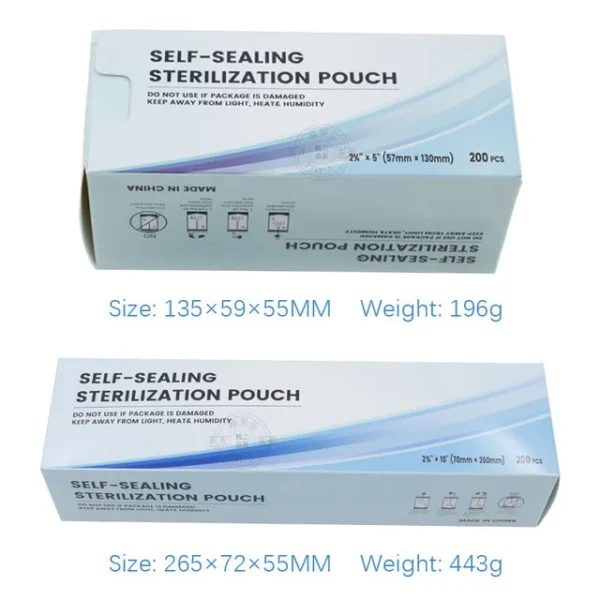 Dental Self-Sealing Sterilization Pouch Storage Bag