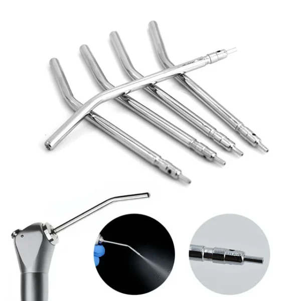 Stainless Steel Nozzles Tips Tube for Dental Triple 3 Way Syringe Air Water Spray - Image 3