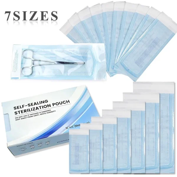 Self Sealing Sterilization Pouch Bags - Image 2