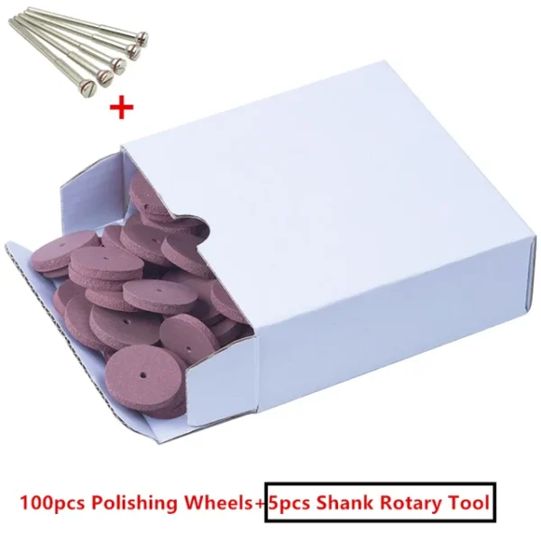 Dental Polishing Wheels Burs Silicone Rubber Polishing - Image 2