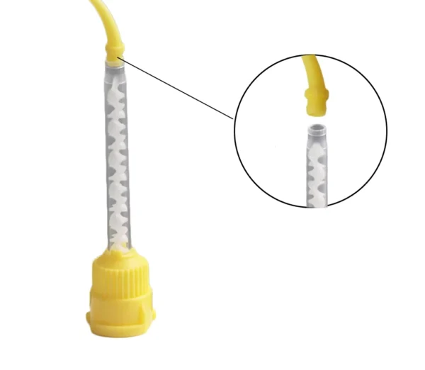 Dental Impression Material Mixing Tips Silicon Tube Yellow - Image 3