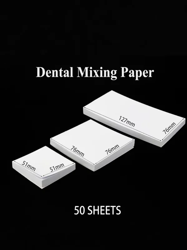 Dental mixing paper