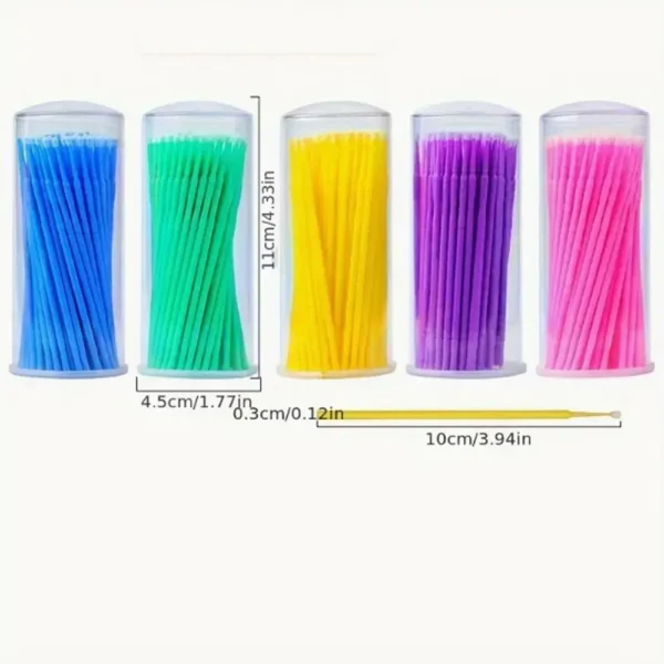 Dental Disposable Micro Brushes Bottle - Image 2