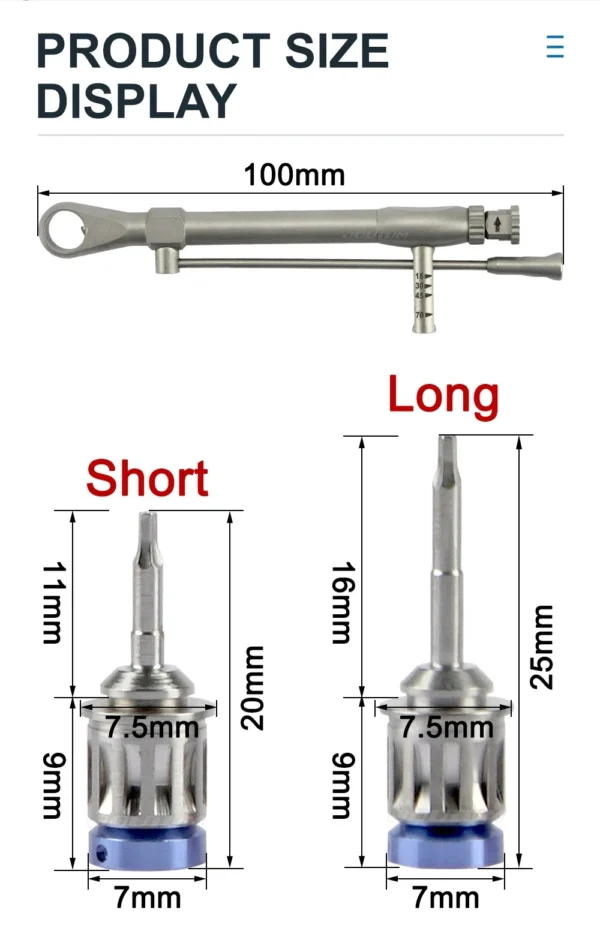 Universal dental Implant Torque Screwdriver - Image 3